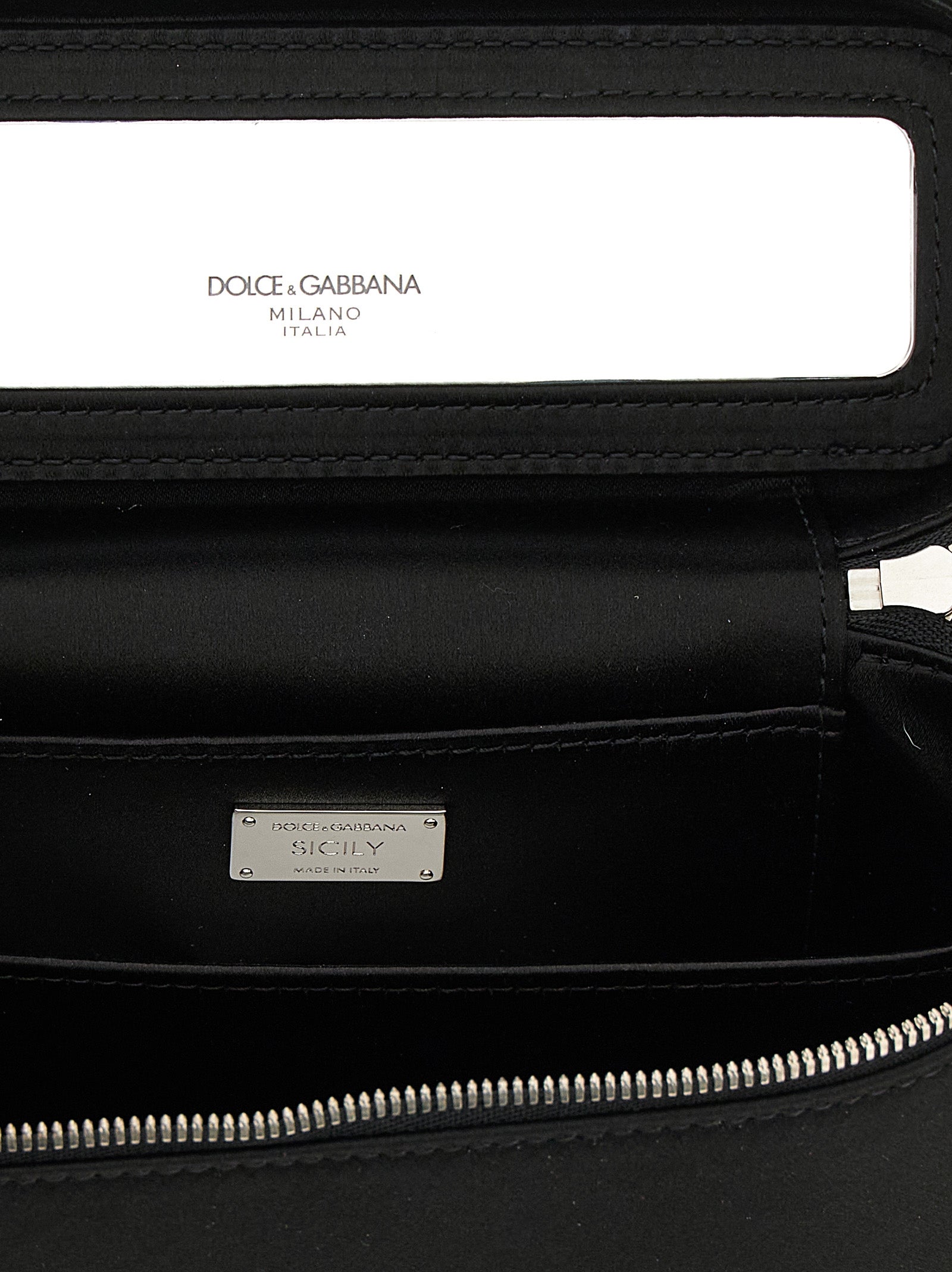 Dolce & Gabbana Black 'Sicily' Medium Crossbody Bag Curated Luxury Accessories by Orvyn