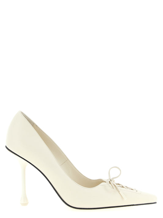 Jimmy Choo White 'Scarlett' Pumps Curated Luxury Accessories by Orvyn