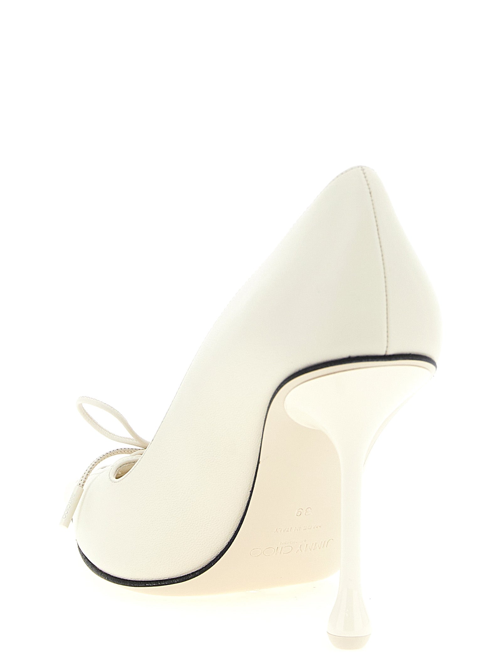 Jimmy Choo White 'Scarlett' Pumps Curated Luxury Accessories by Orvyn