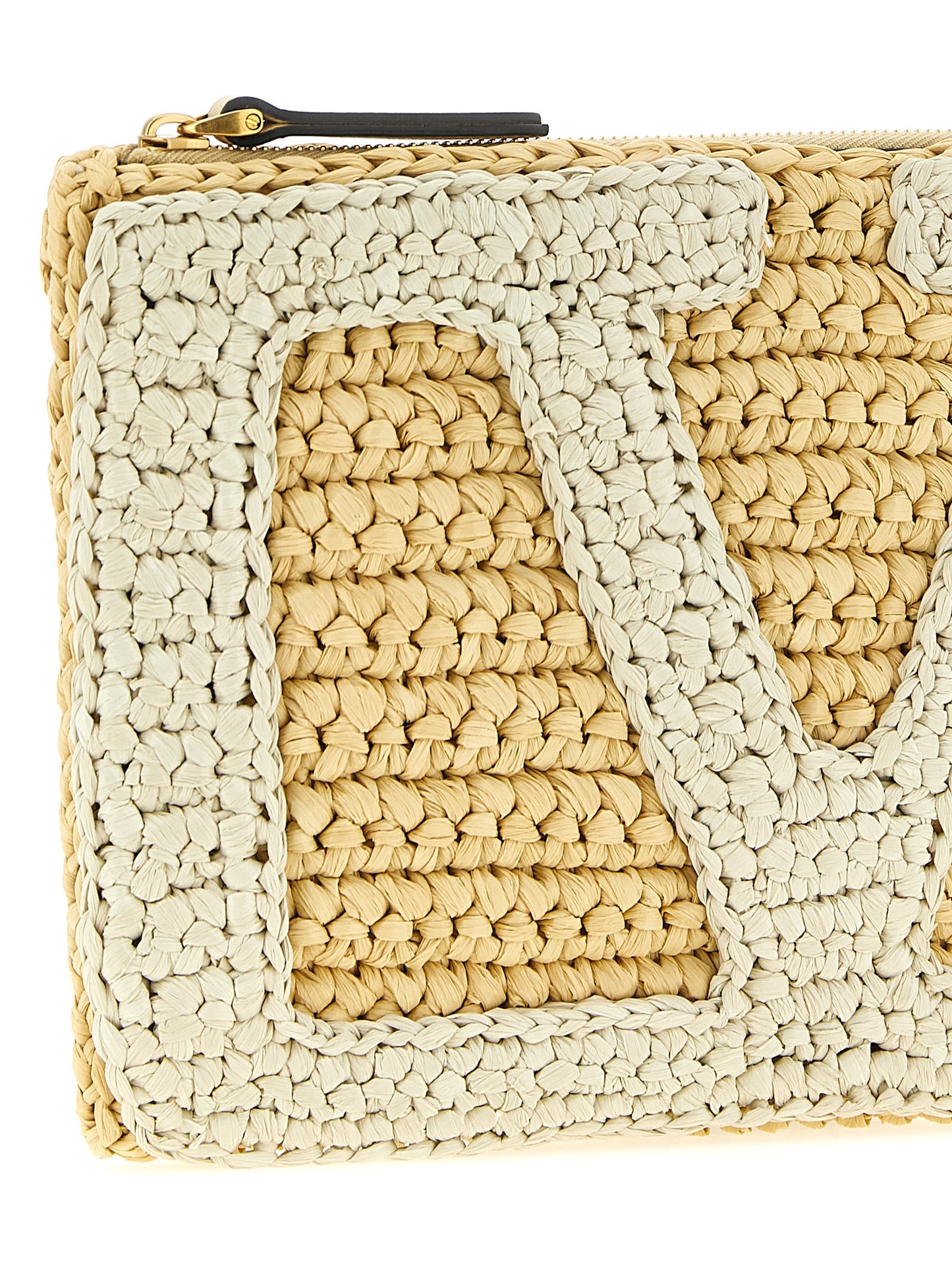 Valentino Garavani White 'Viva Superstar Crochet' Clutch Curated Luxury Accessories by Orvyn