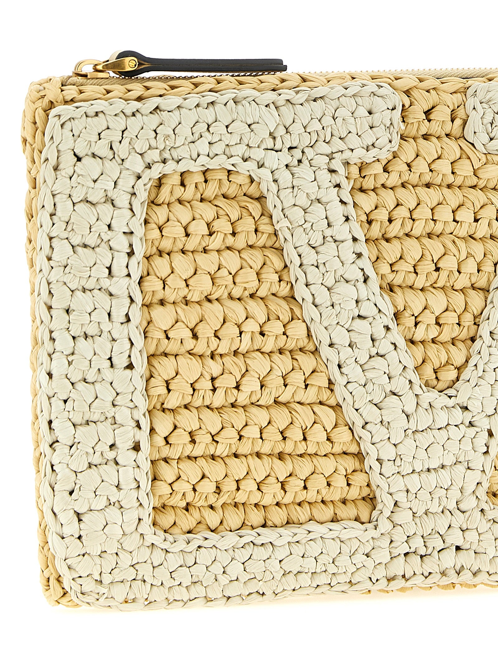 Valentino Garavani White 'Viva Superstar Crochet' Clutch Curated Luxury Accessories by Orvyn