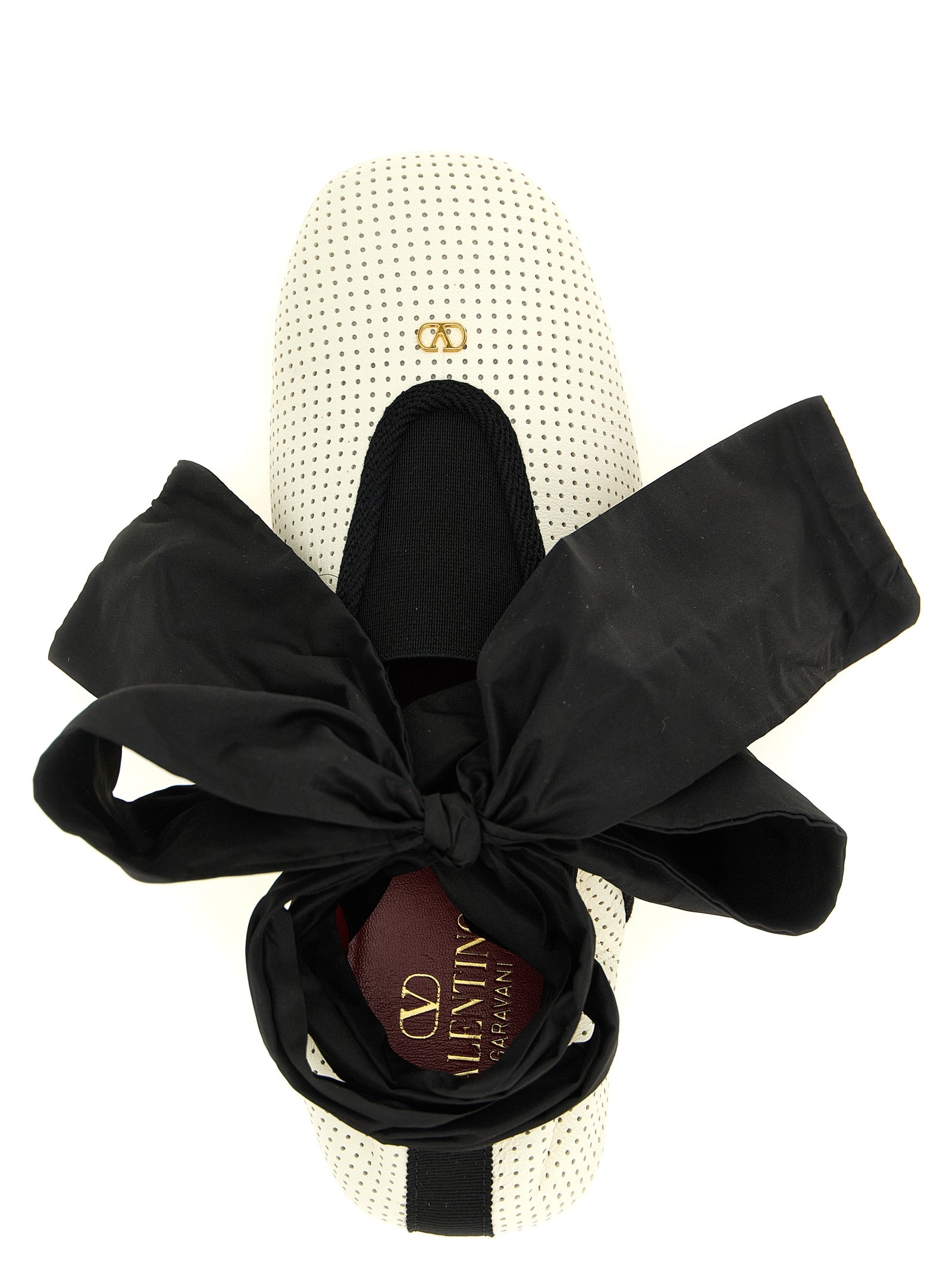 Valentino Garavani Bicolor 'Rythmika' Flats Curated Luxury Accessories by Orvyn