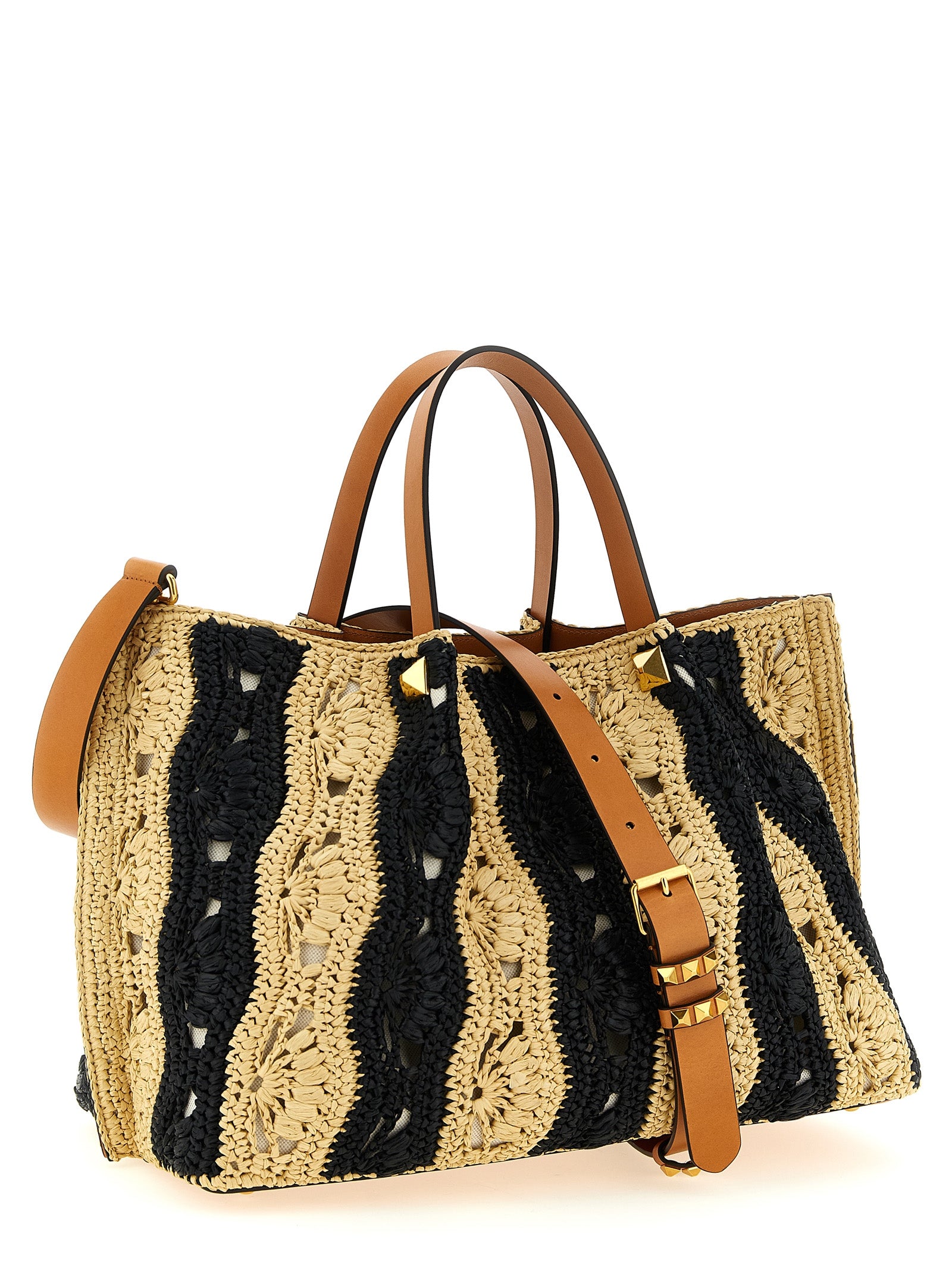 Valentino Garavani Beige 'VLogo Signature' Handbag Curated Luxury Accessories by Orvyn