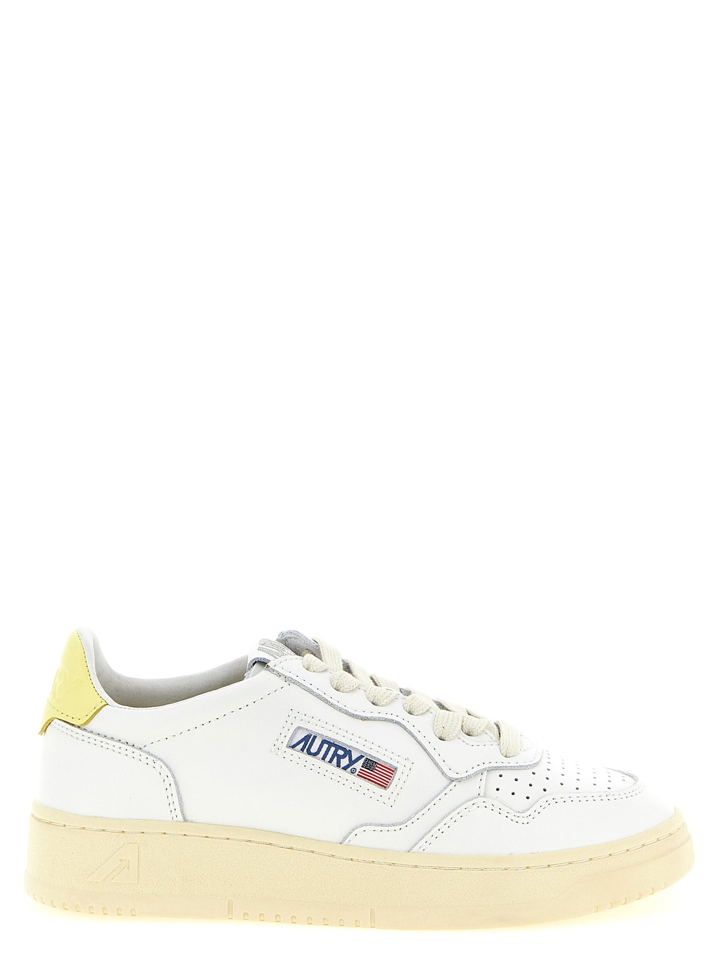 Autry Bicolor Cowhide Low Top Sneakers Curated Luxury Accessories by Orvyn