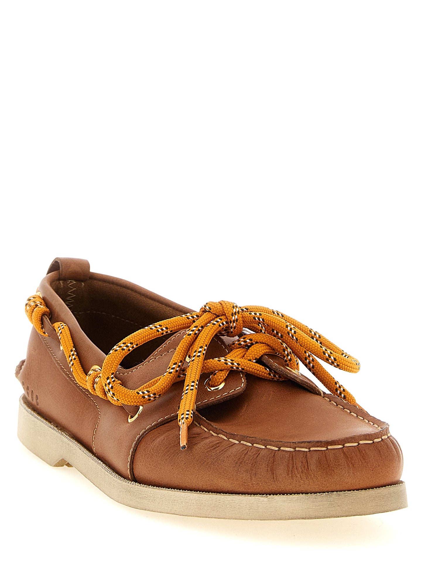 Golden Goose Brown Cowhide Slip-On Loafers Curated Luxury Accessories by Orvyn