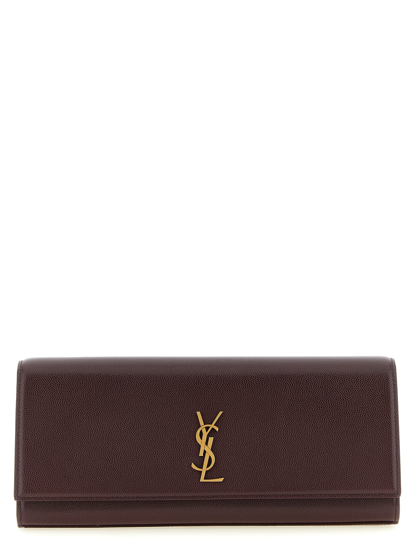 Saint Laurent Bordeaux 'Kate' Clutch Curated Luxury Accessories by Orvyn