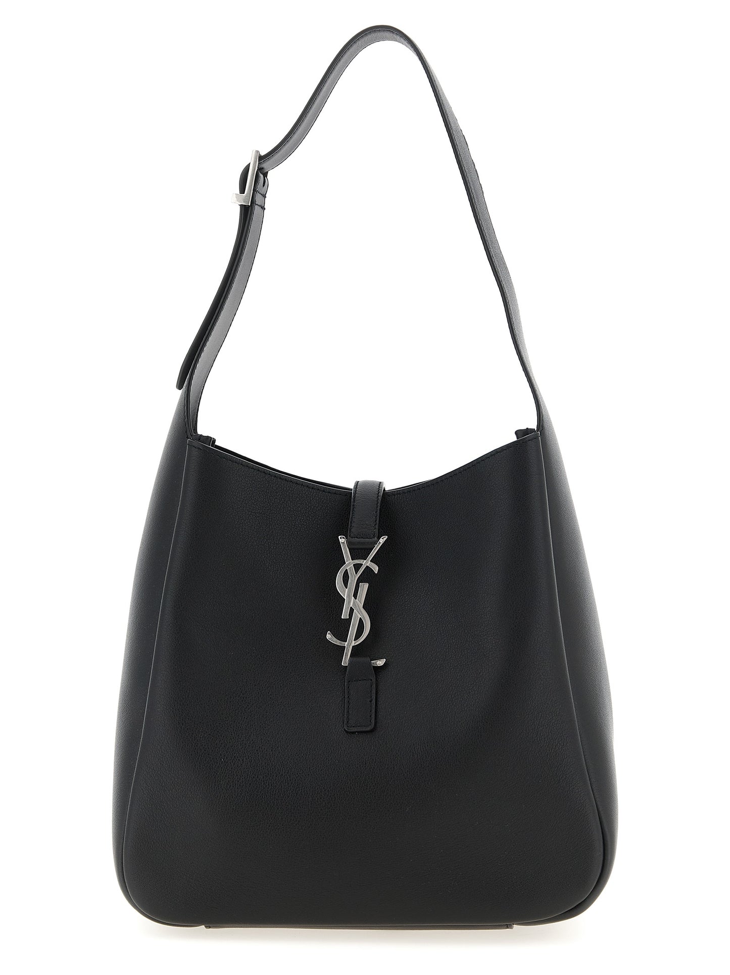 Saint Laurent Black 'Le 5 à 7' Micro Shoulder Bag schwarz