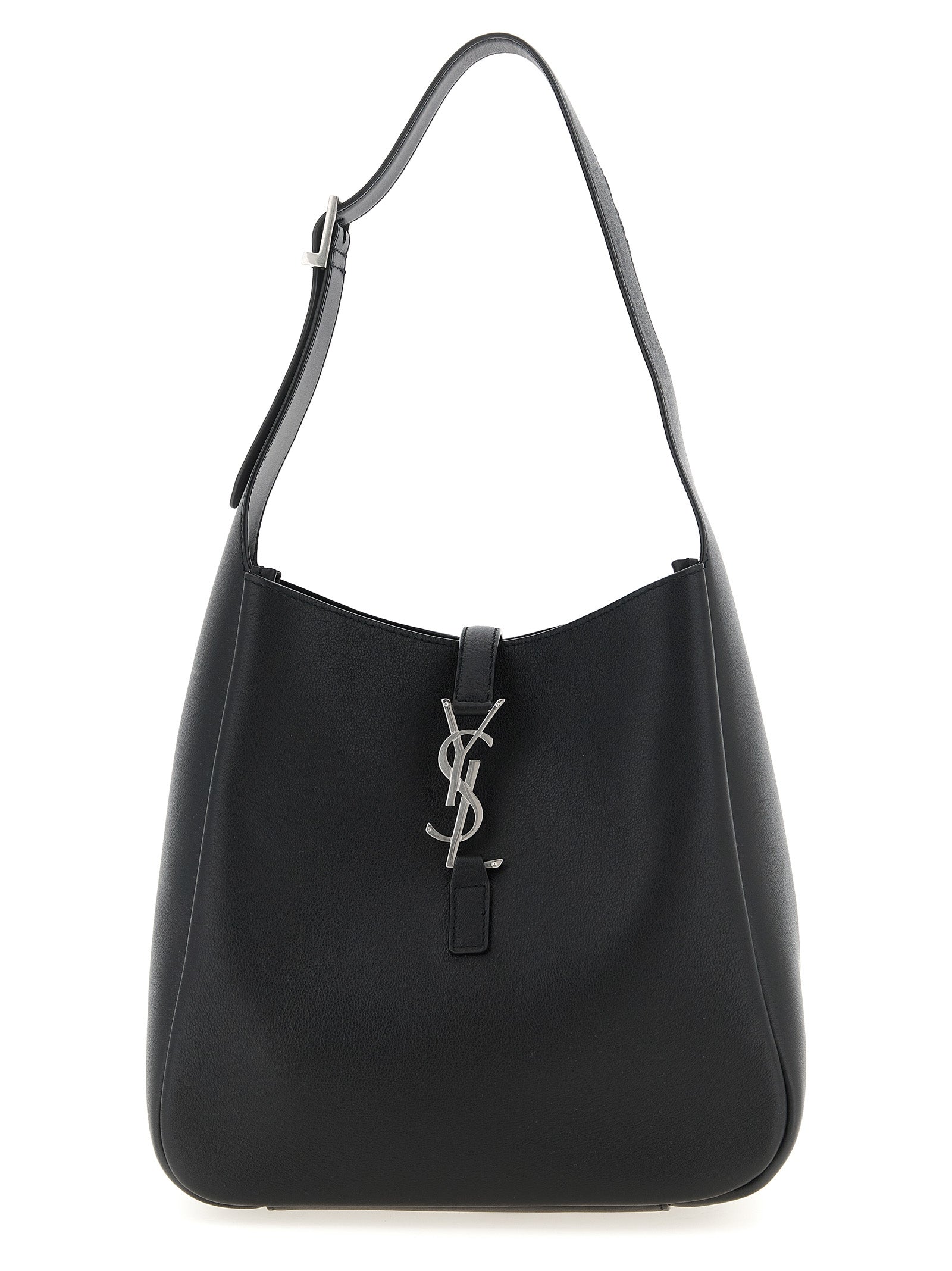 Saint Laurent Black 'Le 5 à 7' Micro Shoulder Bag schwarz