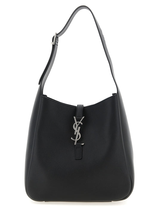 Saint Laurent Black 'Le 5 à 7' Micro Shoulder Bag schwarz