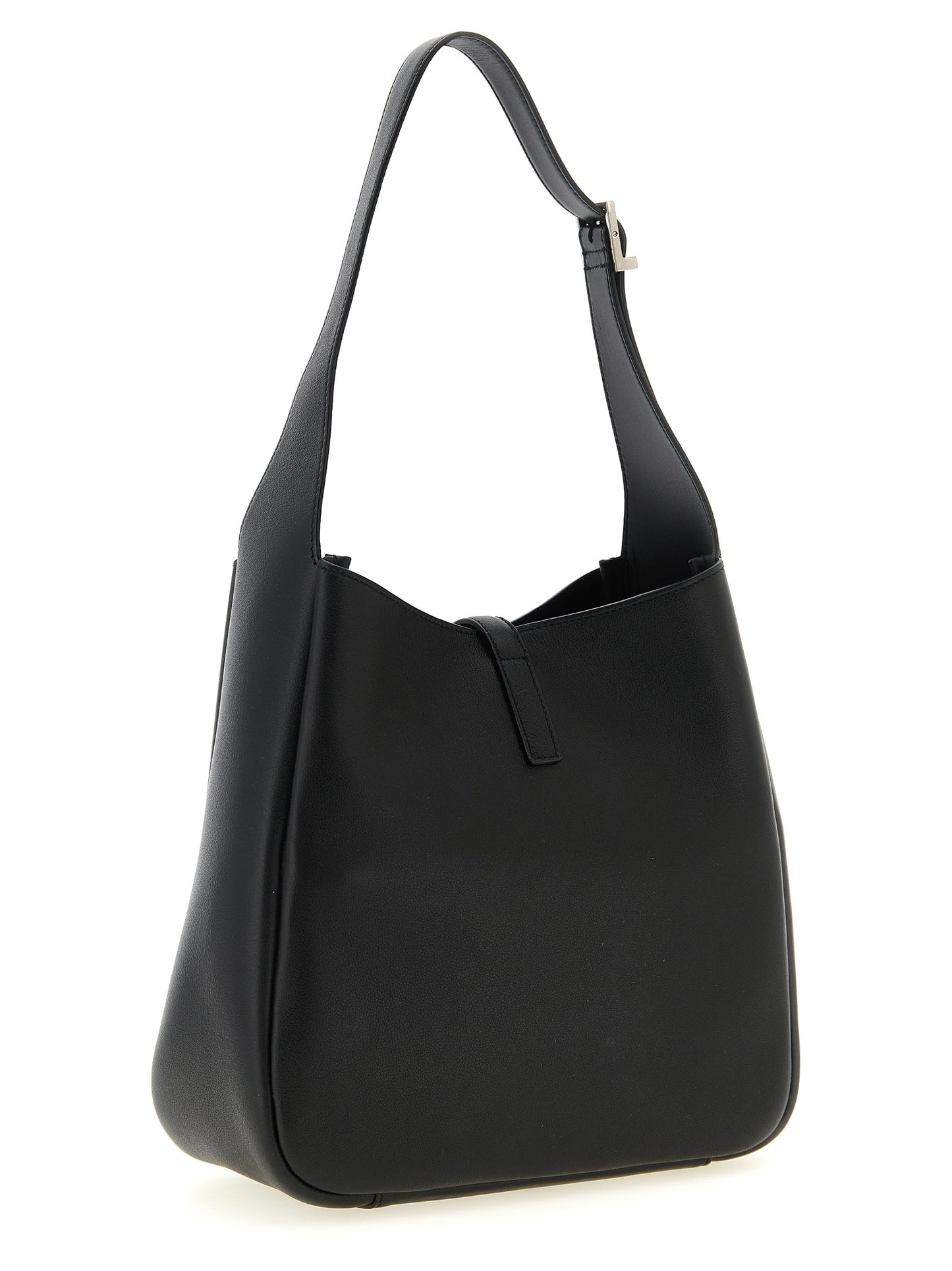 Saint Laurent Black 'Le 5 à 7' Micro Shoulder Bag schwarz