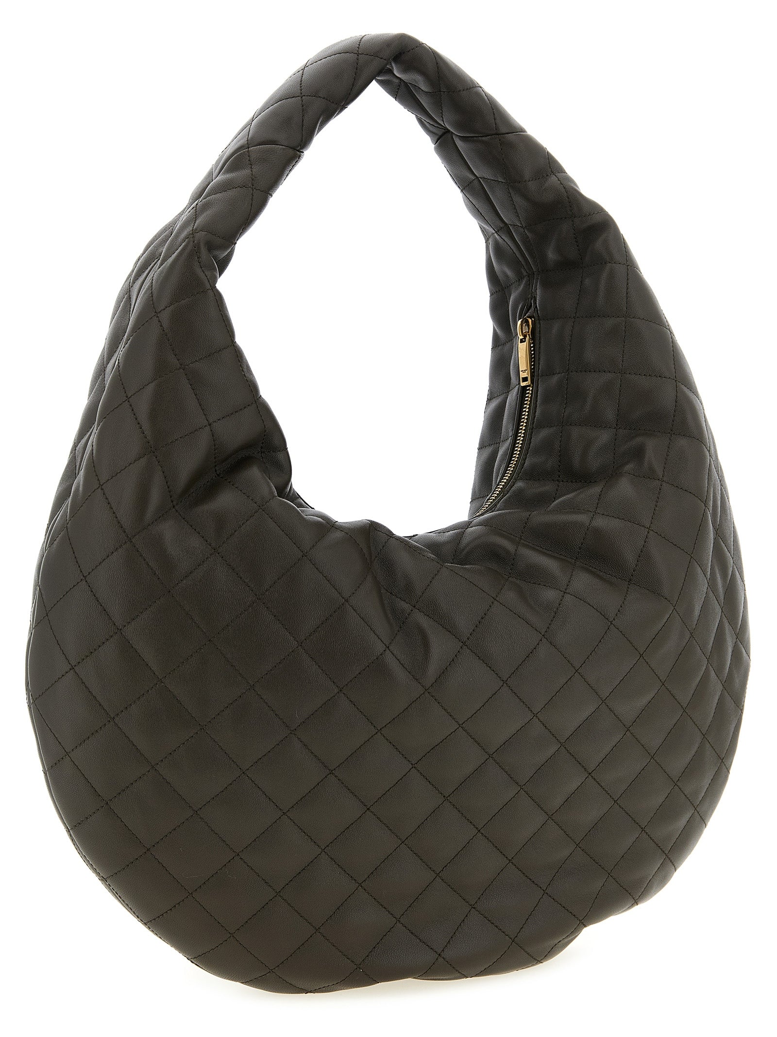 Saint Laurent Brown 'Hobo Icare' Shoulder Bag Curated Luxury Accessories by Orvyn