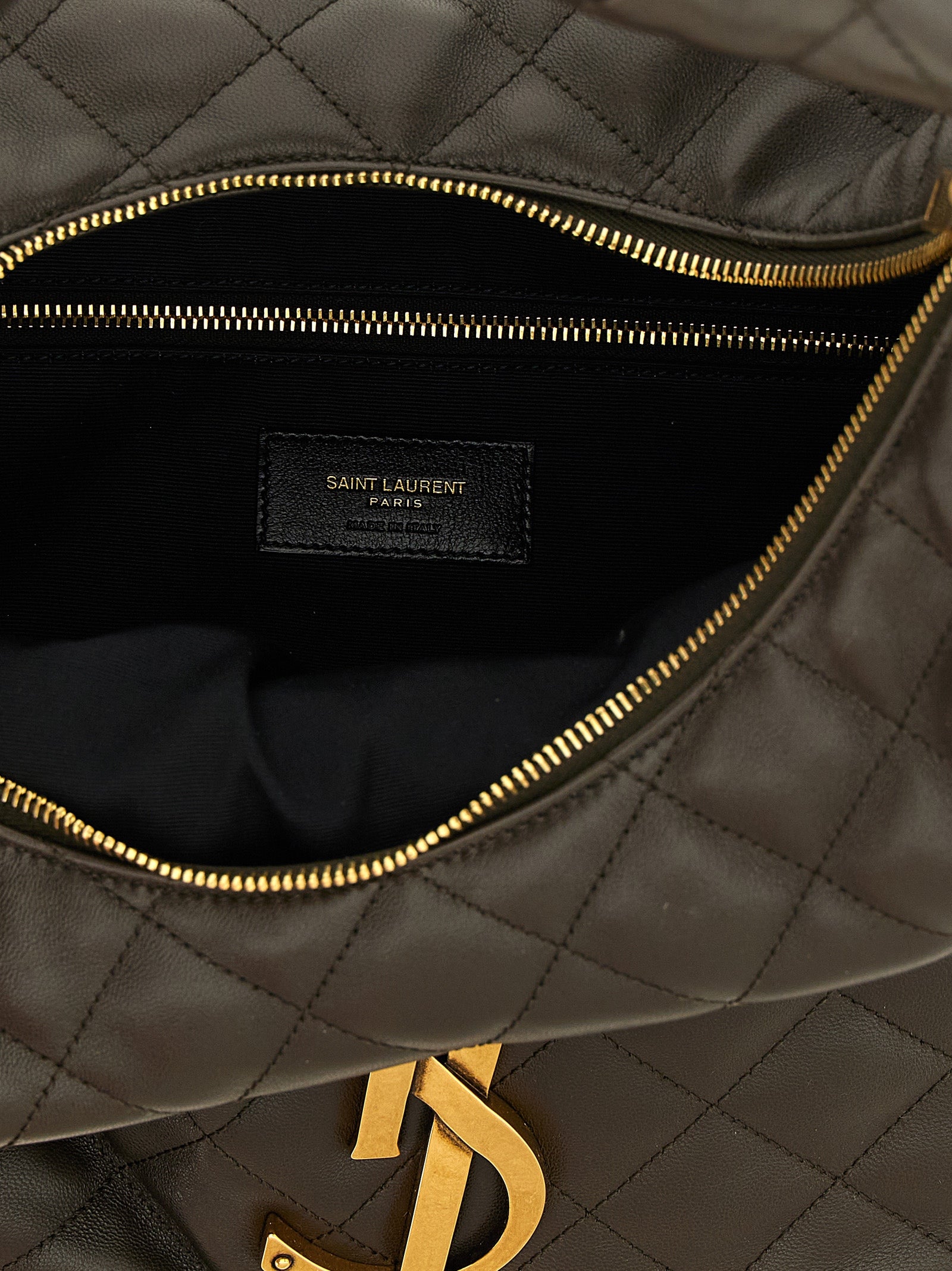 Saint Laurent Brown 'Hobo Icare' Shoulder Bag Curated Luxury Accessories by Orvyn