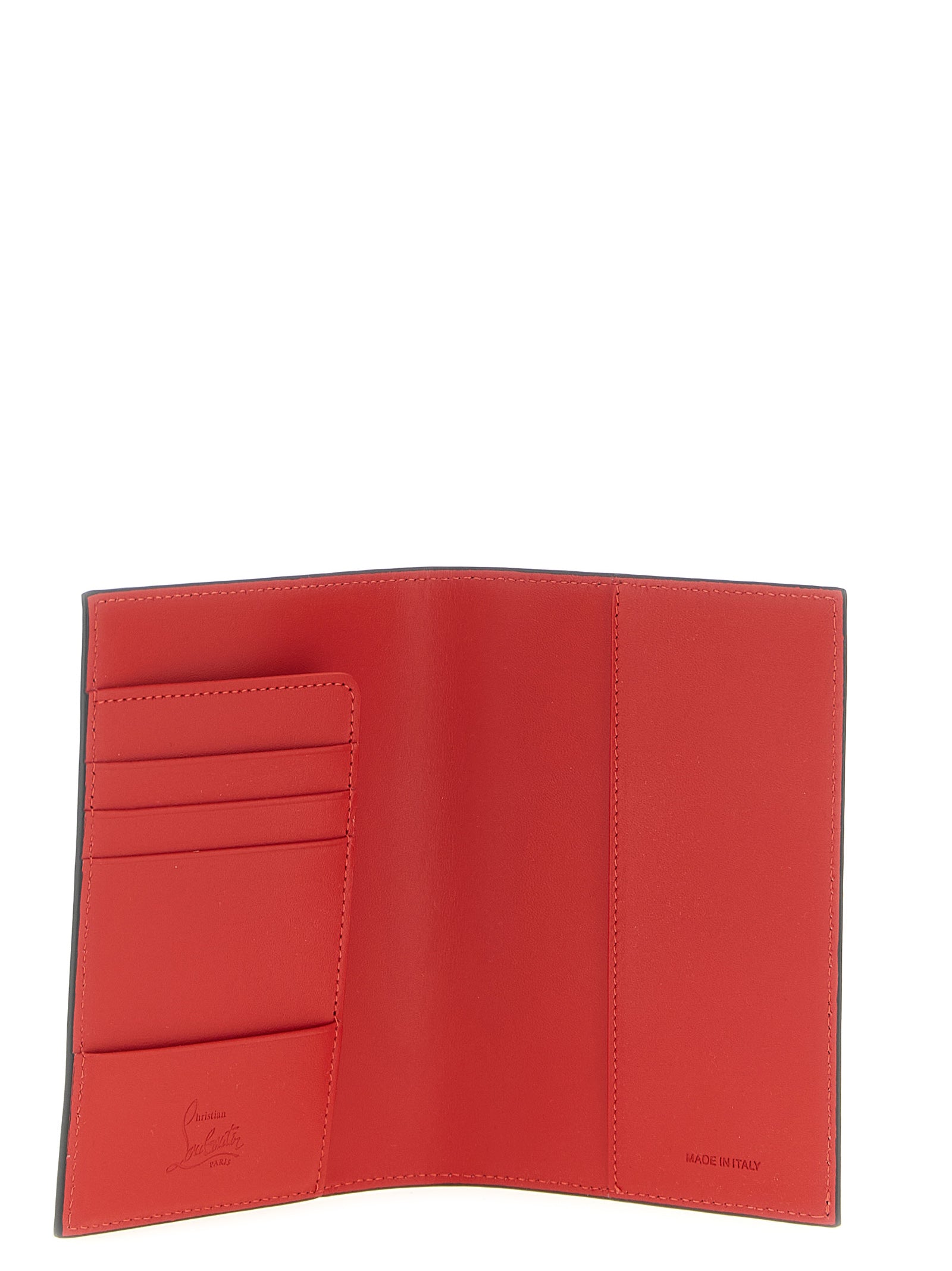 Christian Louboutin Black 'Mooncrest' Wallet Curated Luxury Accessories by Orvyn