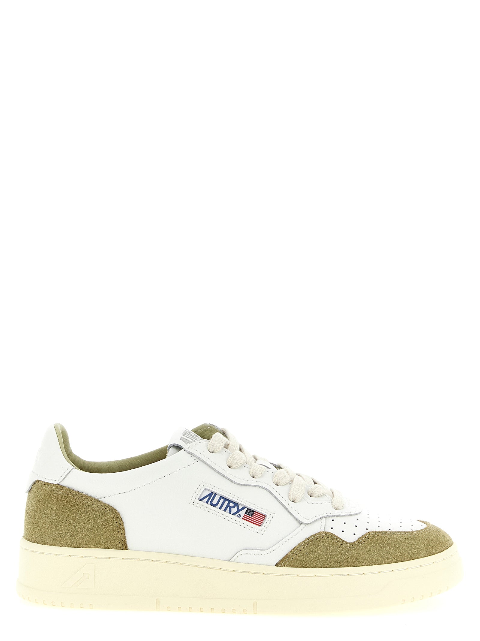 Autry Bicolor Cowhide Low Top Sneakers Curated Luxury Accessories by Orvyn