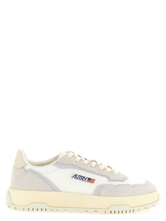 Autry Gray Cotton Low Top Sneakers Curated Luxury Accessories by Orvyn
