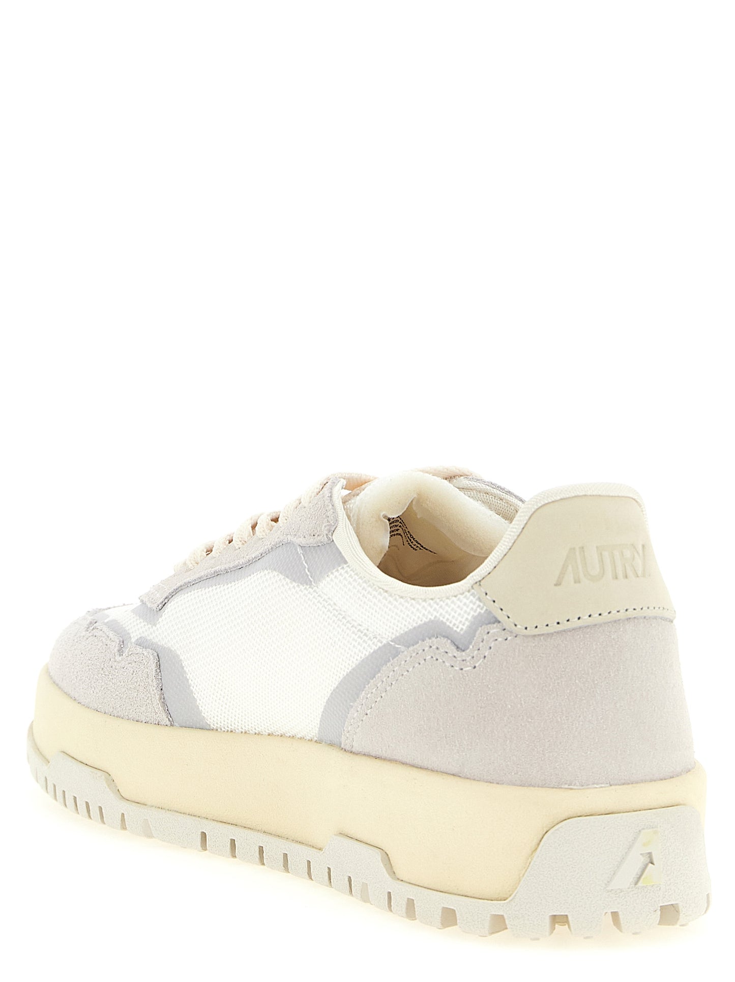 Autry Gray Cotton Low Top Sneakers Curated Luxury Accessories by Orvyn
