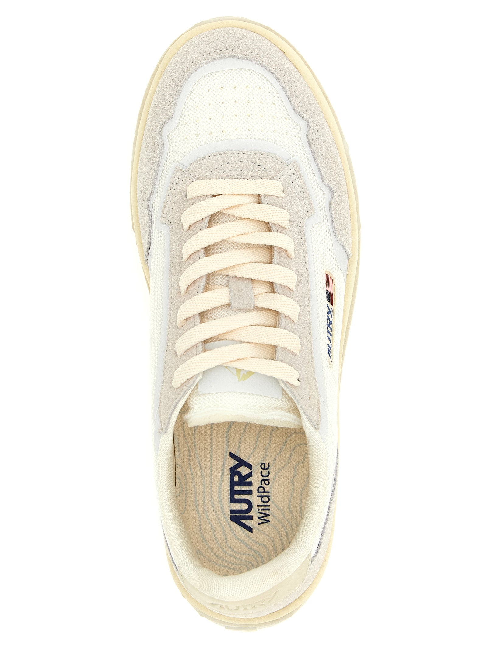 Autry Gray Cotton Low Top Sneakers Curated Luxury Accessories by Orvyn