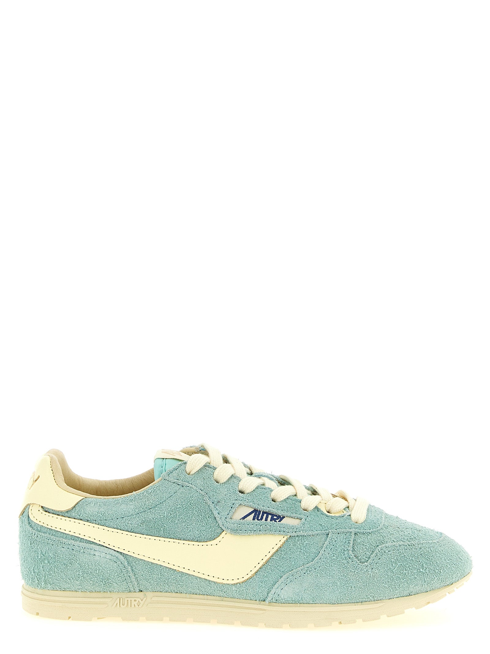 Autry Blue Cowhide Low Top Sneakers Curated Luxury Accessories by Orvyn