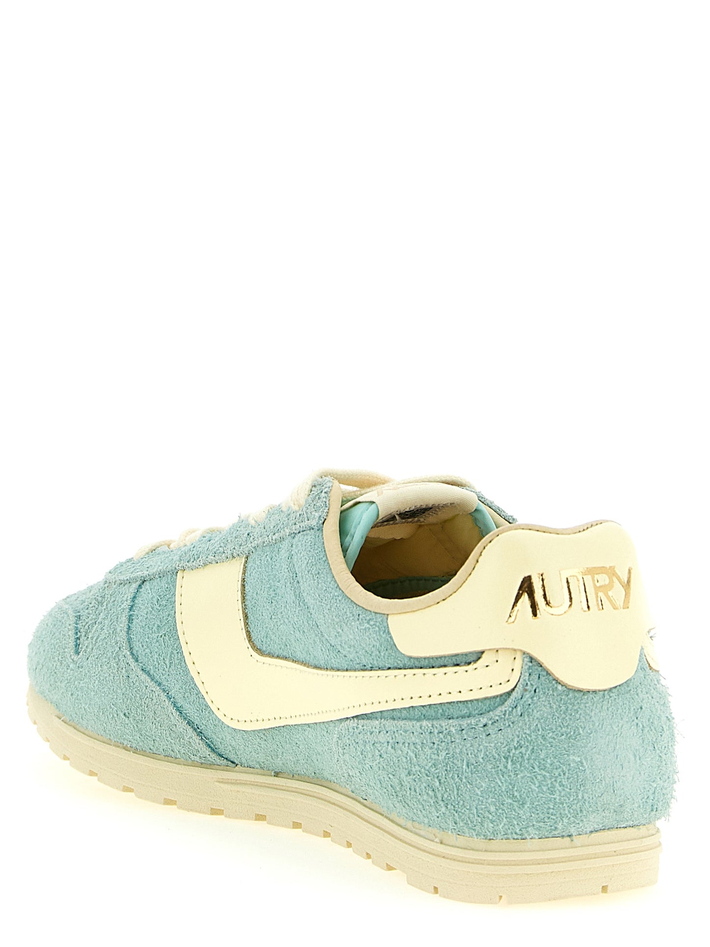 Autry Blue Cowhide Low Top Sneakers Curated Luxury Accessories by Orvyn
