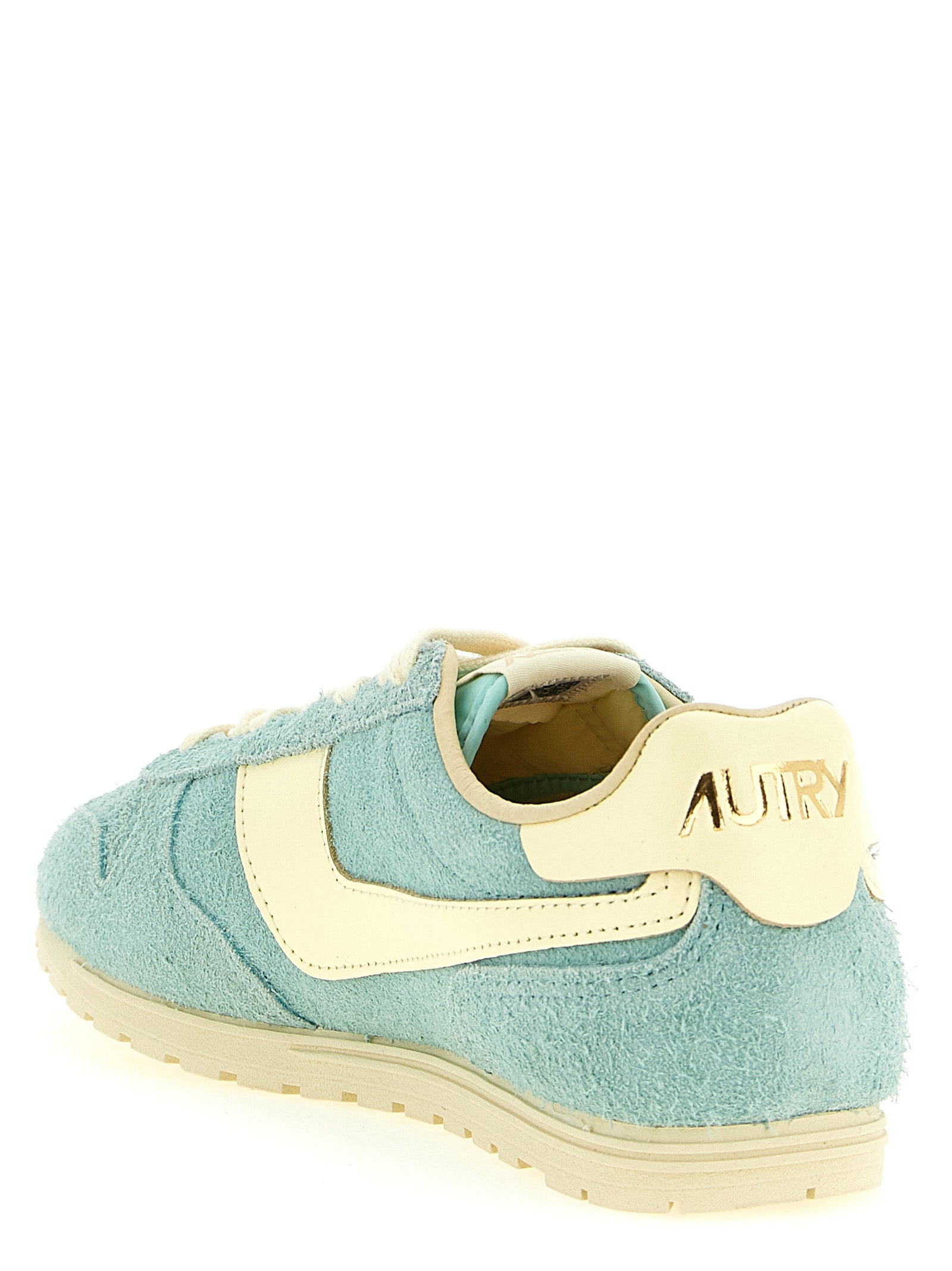 Autry Blue Cowhide Low Top Sneakers Curated Luxury Accessories by Orvyn
