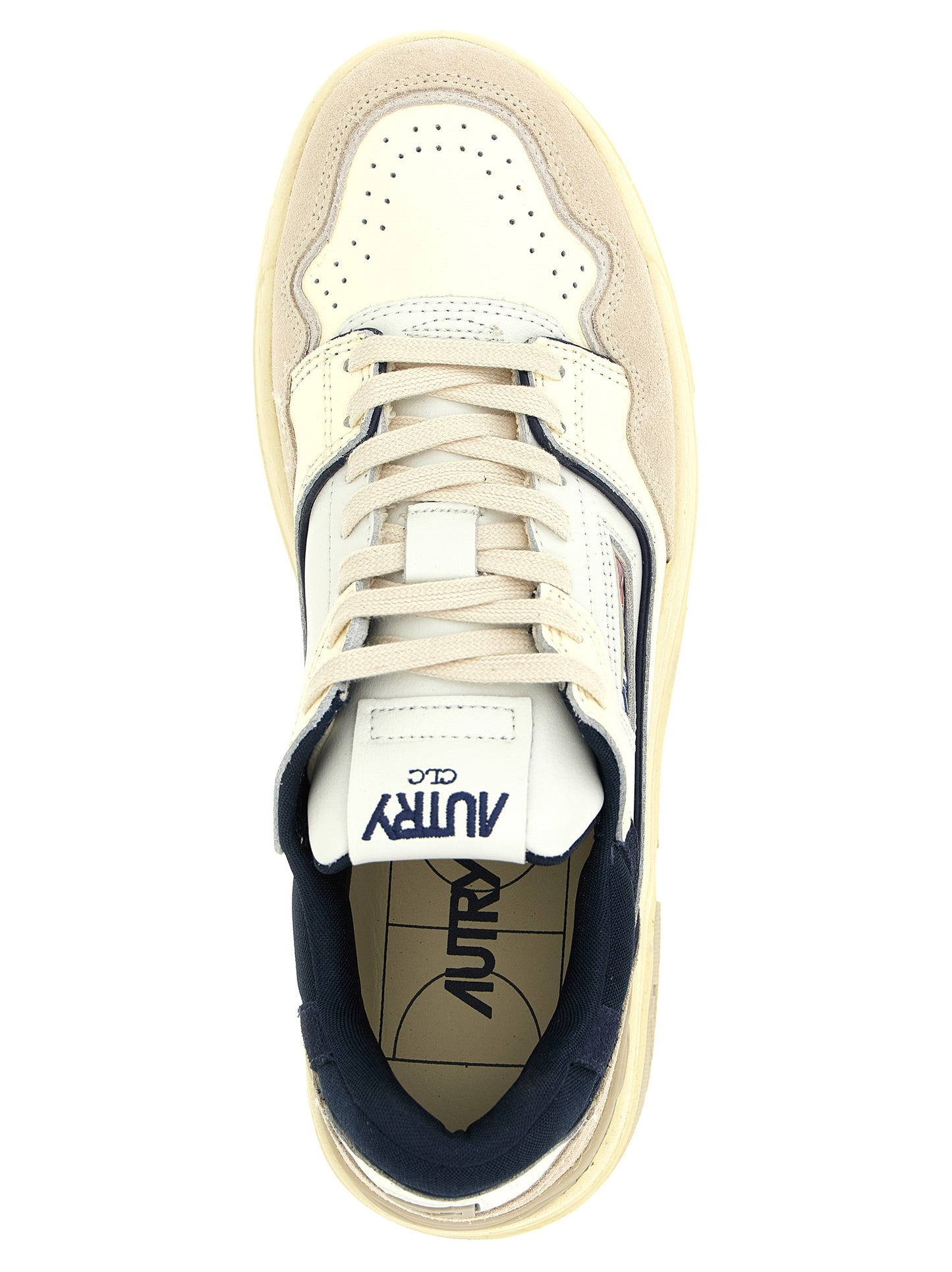 Autry Blue Cowhide Low Top Sneakers Curated Luxury Accessories by Orvyn