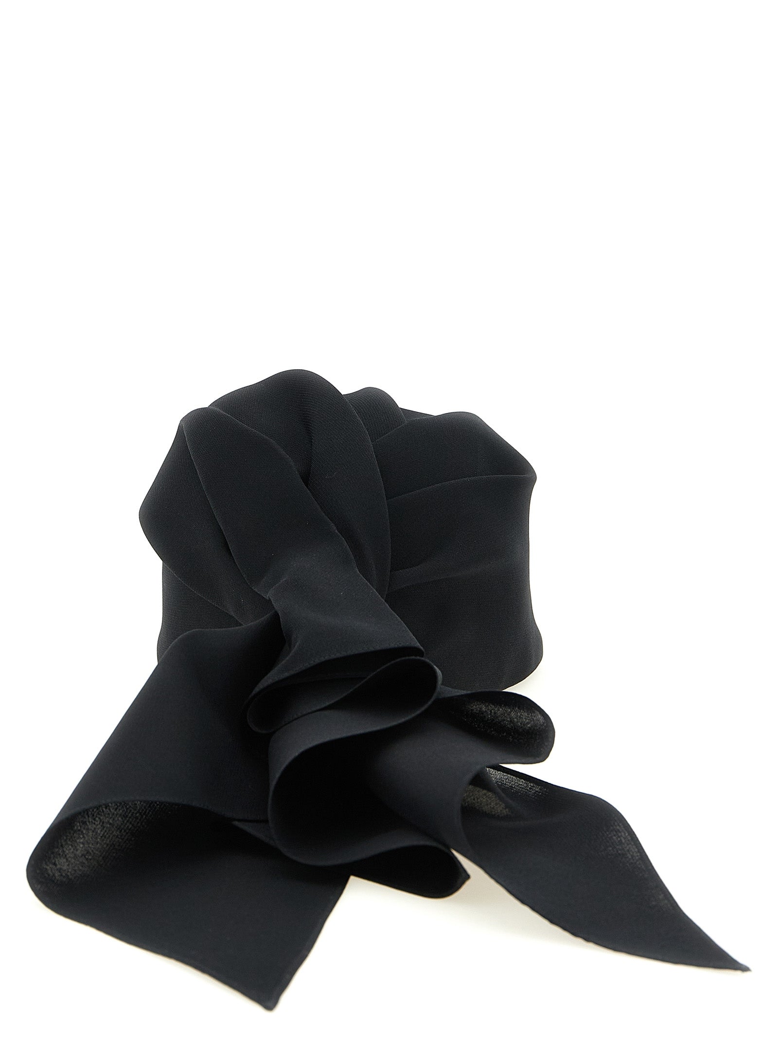 Balenciaga Black Silk Cap (Baseball Hat) Curated Luxury Accessories by Orvyn