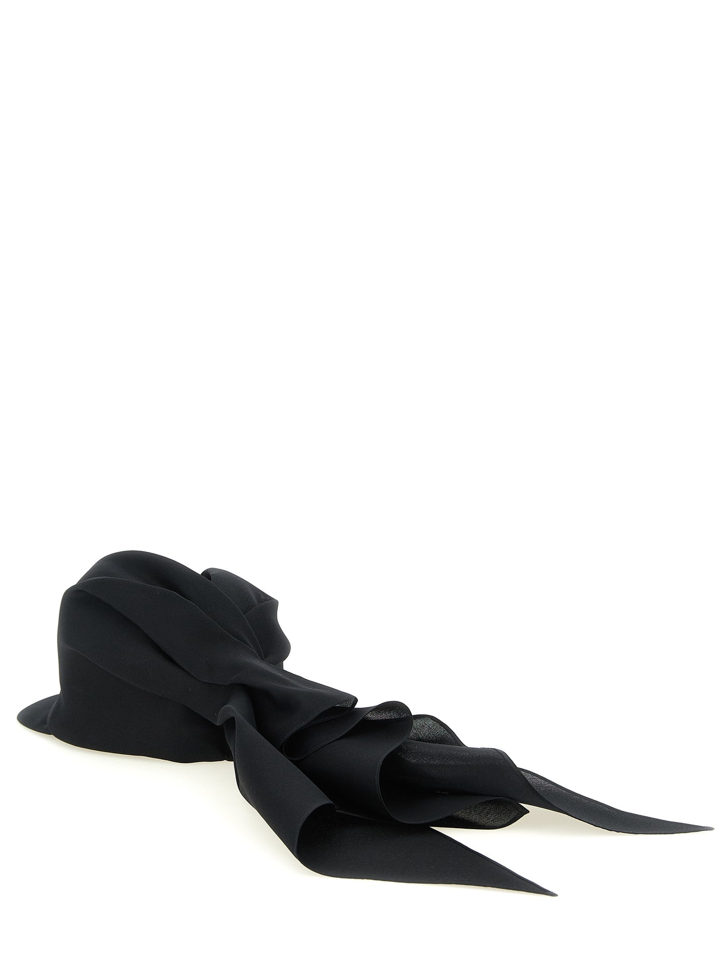 Balenciaga Black Silk Cap (Baseball Hat) Curated Luxury Accessories by Orvyn