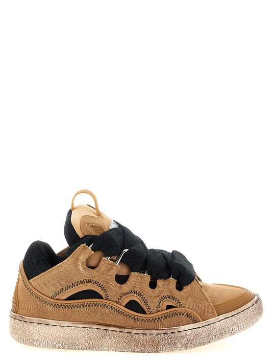 Lanvin Brown 'S Bold And Trendy' Sneakers Curated Luxury Accessories by Orvyn