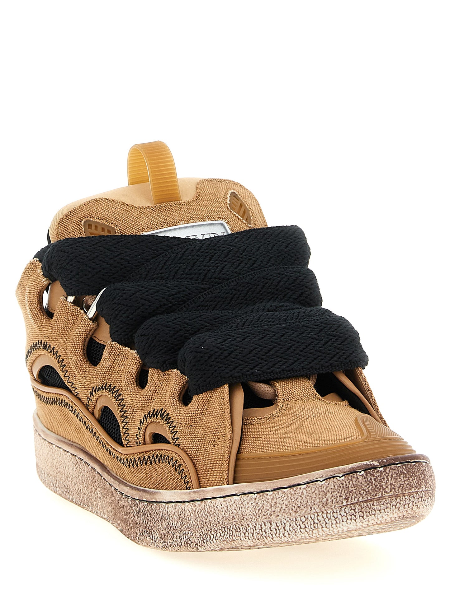Lanvin Brown 'S Bold And Trendy' Sneakers Curated Luxury Accessories by Orvyn