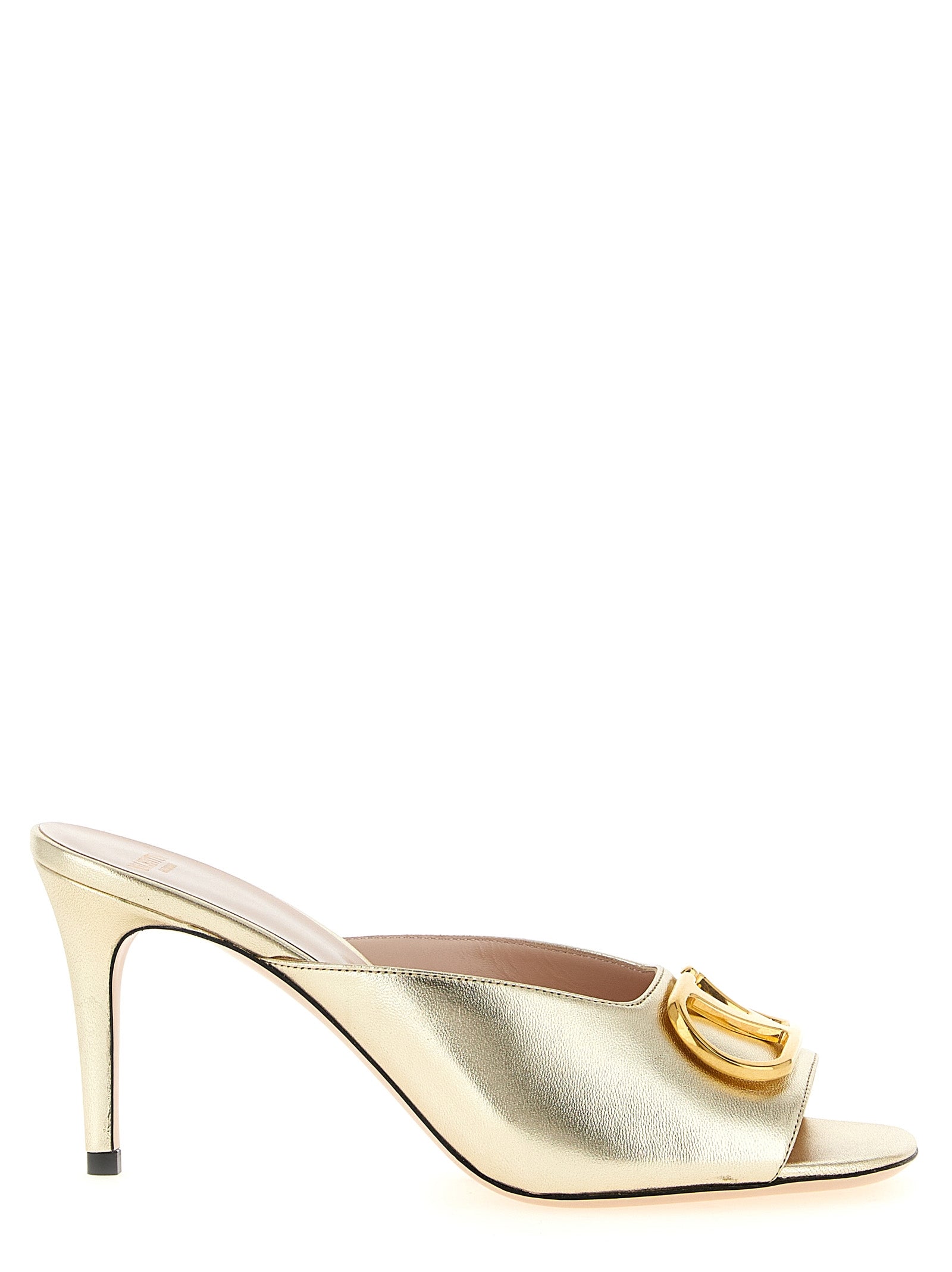 Valentino Garavani Gold Sandals Curated Luxury Accessories by Orvyn