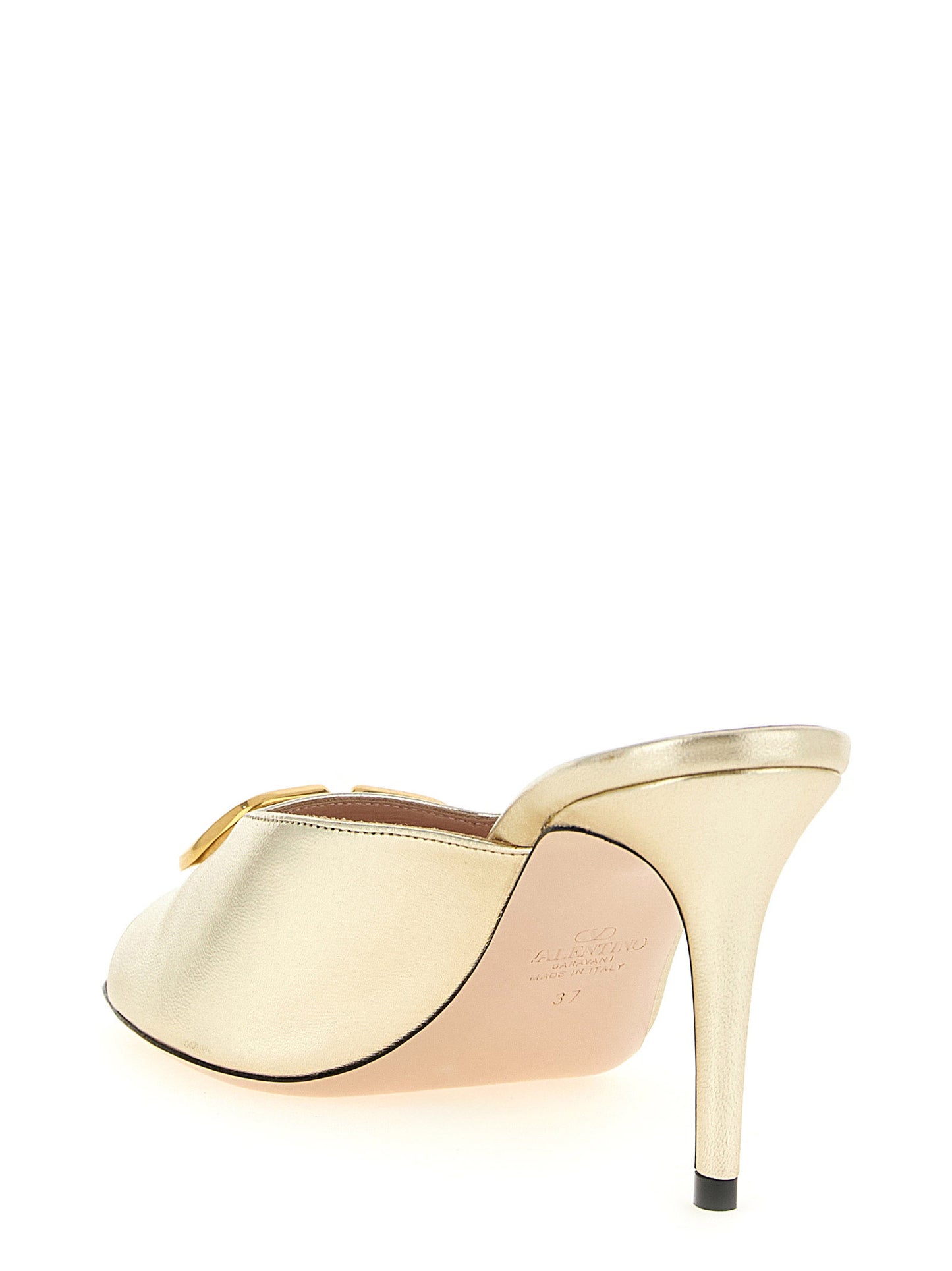 Valentino Garavani Gold Sandals Curated Luxury Accessories by Orvyn
