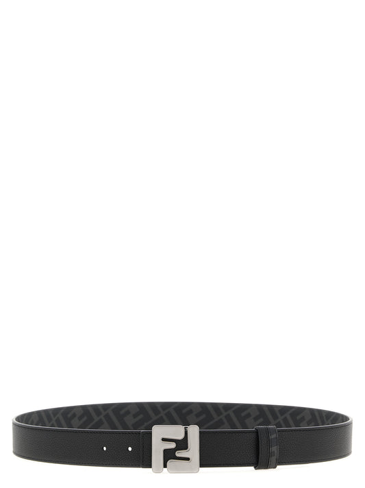 Fendi Multicolor 'Squared Ff' Belt Curated Luxury Accessories by Orvyn