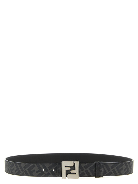 Fendi Multicolor 'Squared Ff' Belt Curated Luxury Accessories by Orvyn