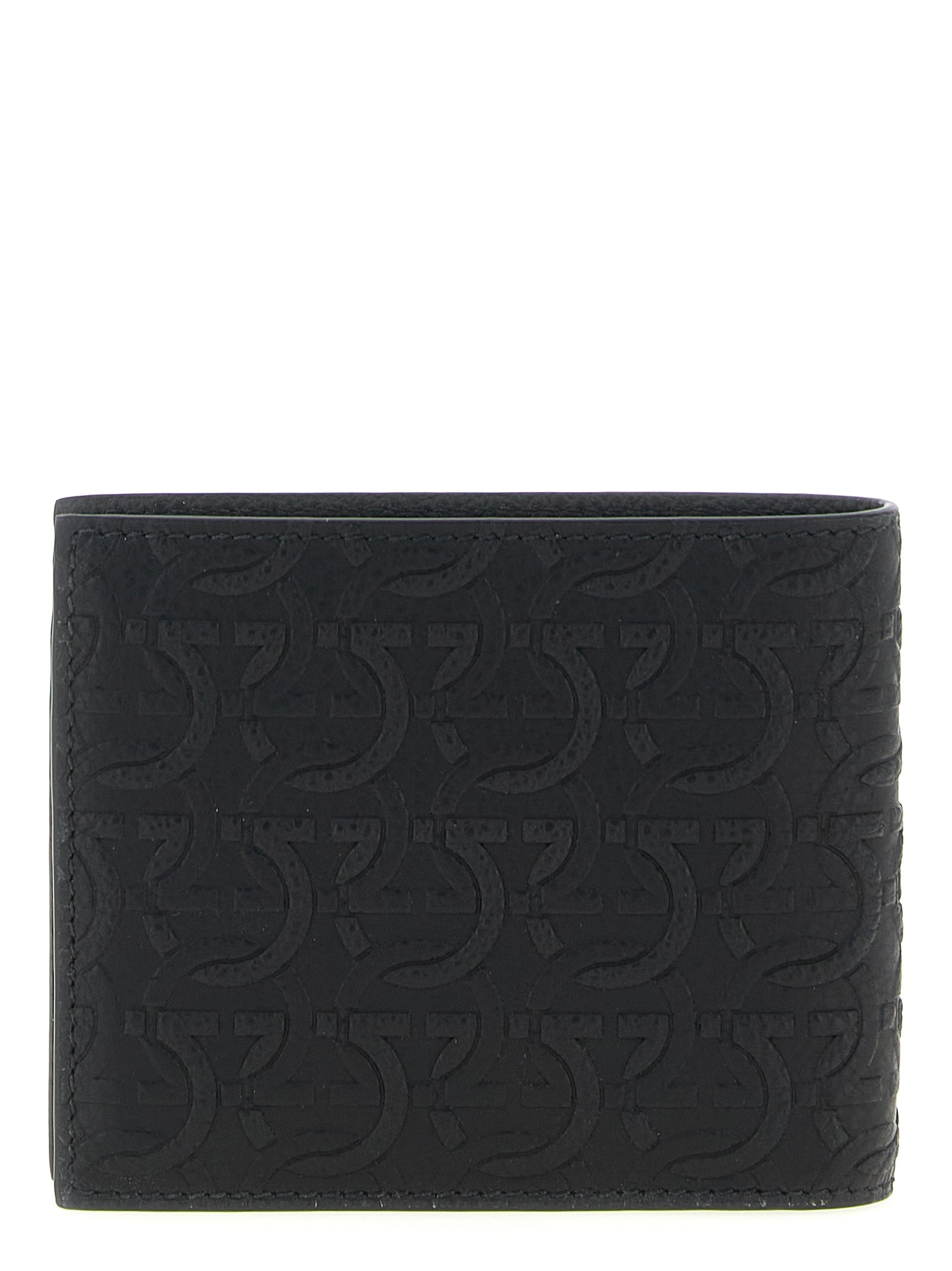 Ferragamo Black 'Gancini' Wallet Curated Luxury Accessories by Orvyn
