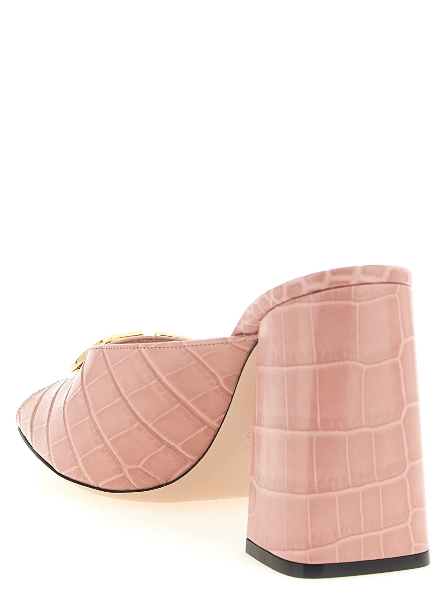 Valentino Garavani Multicolor 'VLogo Signature' Sandals Curated Luxury Accessories by Orvyn
