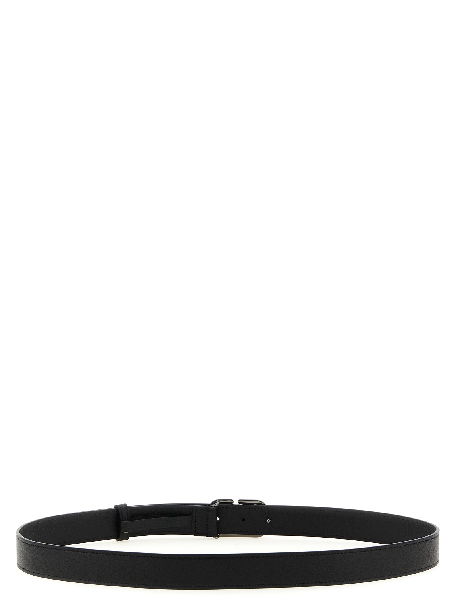 Valentino Garavani Black 'VLogo Signature' Belt Curated Luxury Accessories by Orvyn