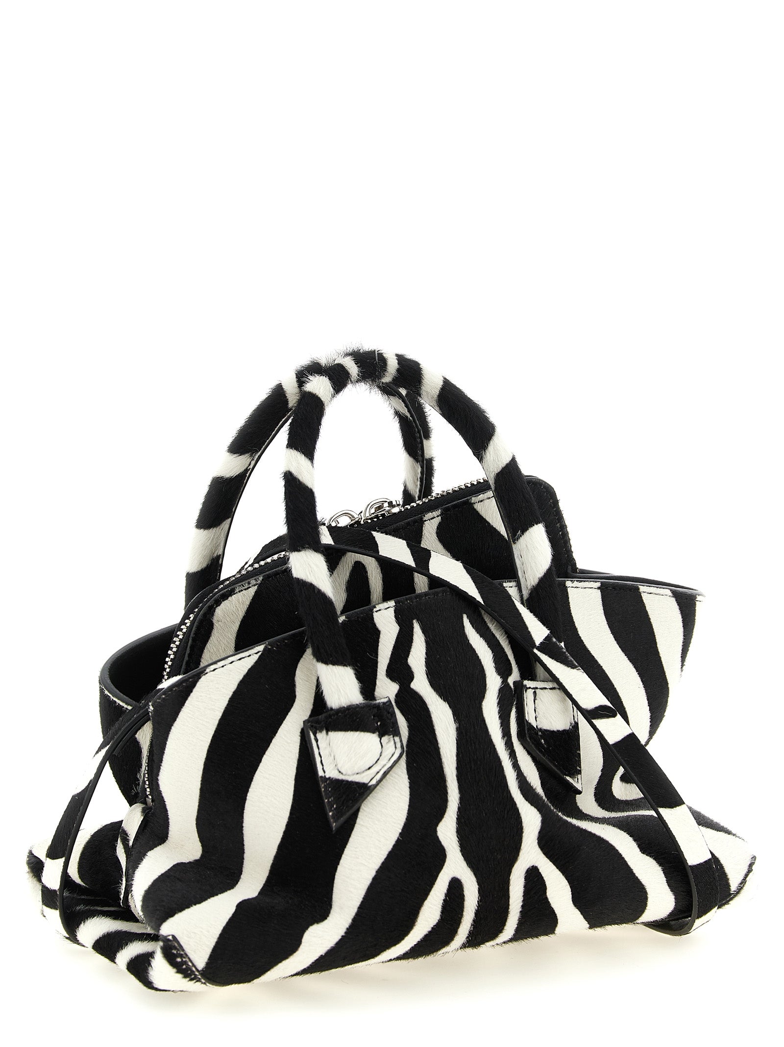 The Attico Bicolor 'La Passeggiata Mini' Handbag multicolor