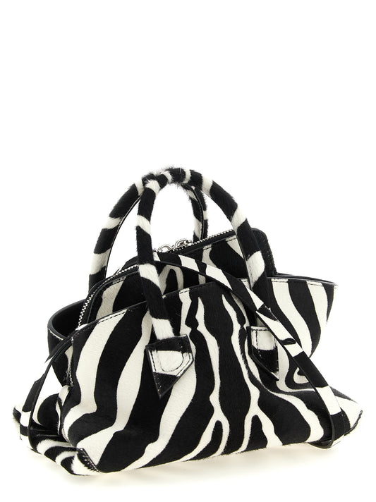 The Attico Bicolor 'La Passeggiata Mini' Handbag multicolor