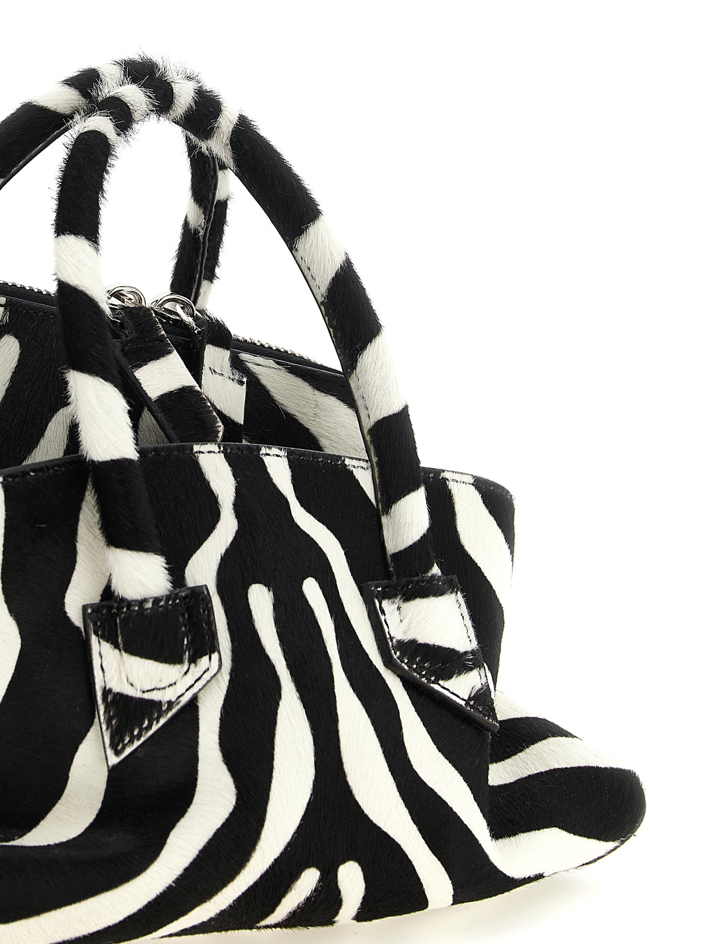 The Attico Bicolor 'La Passeggiata Mini' Handbag multicolor