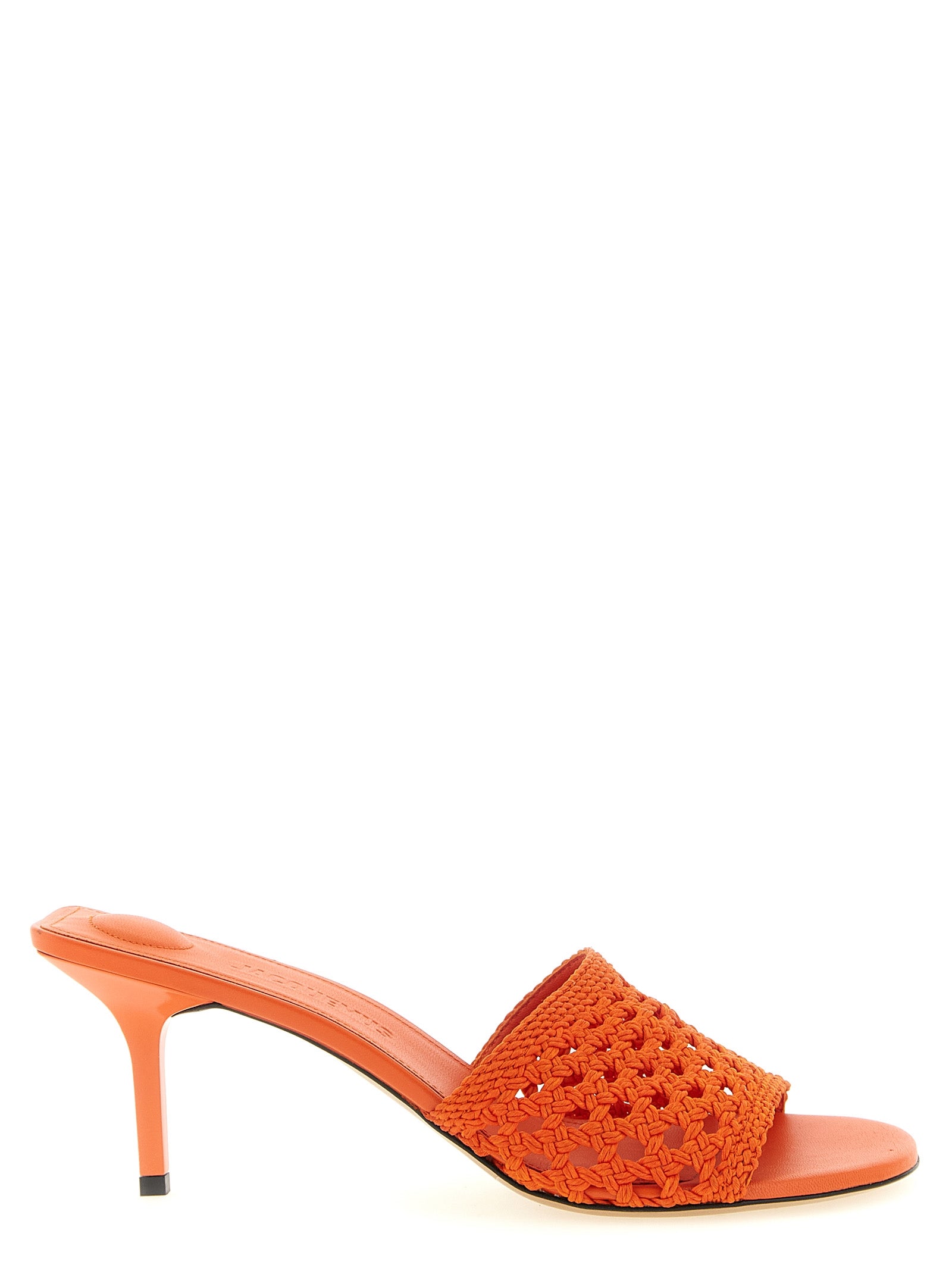 Jacquemus Orange Polyester Platform Sandals Curated Luxury Accessories by Orvyn