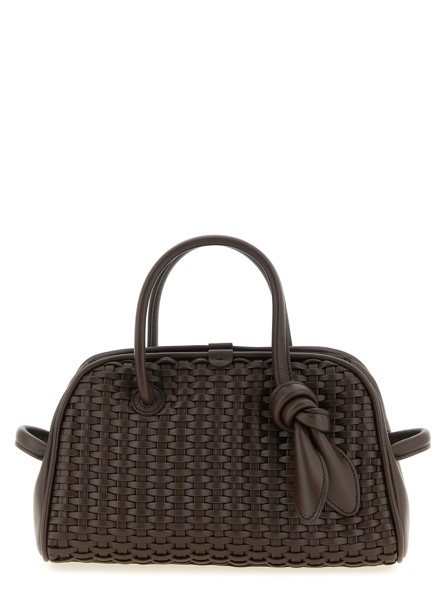 Jacquemus Brown Cotton Handbag Curated Luxury Accessories by Orvyn