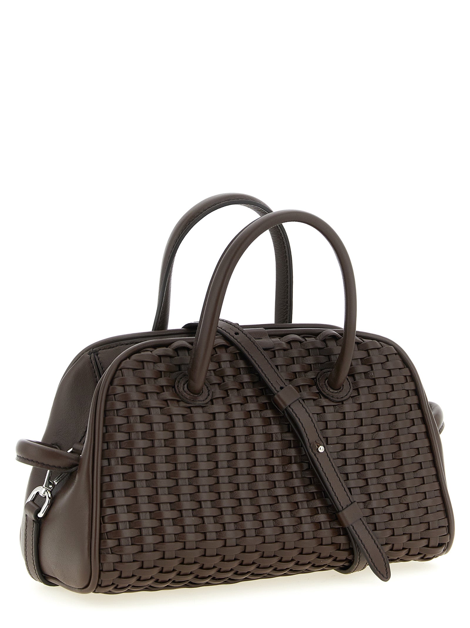 Jacquemus Brown Cotton Handbag Curated Luxury Accessories by Orvyn