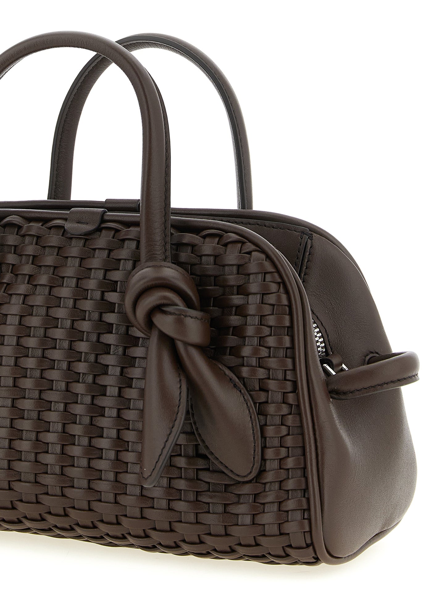 Jacquemus Brown Cotton Handbag Curated Luxury Accessories by Orvyn