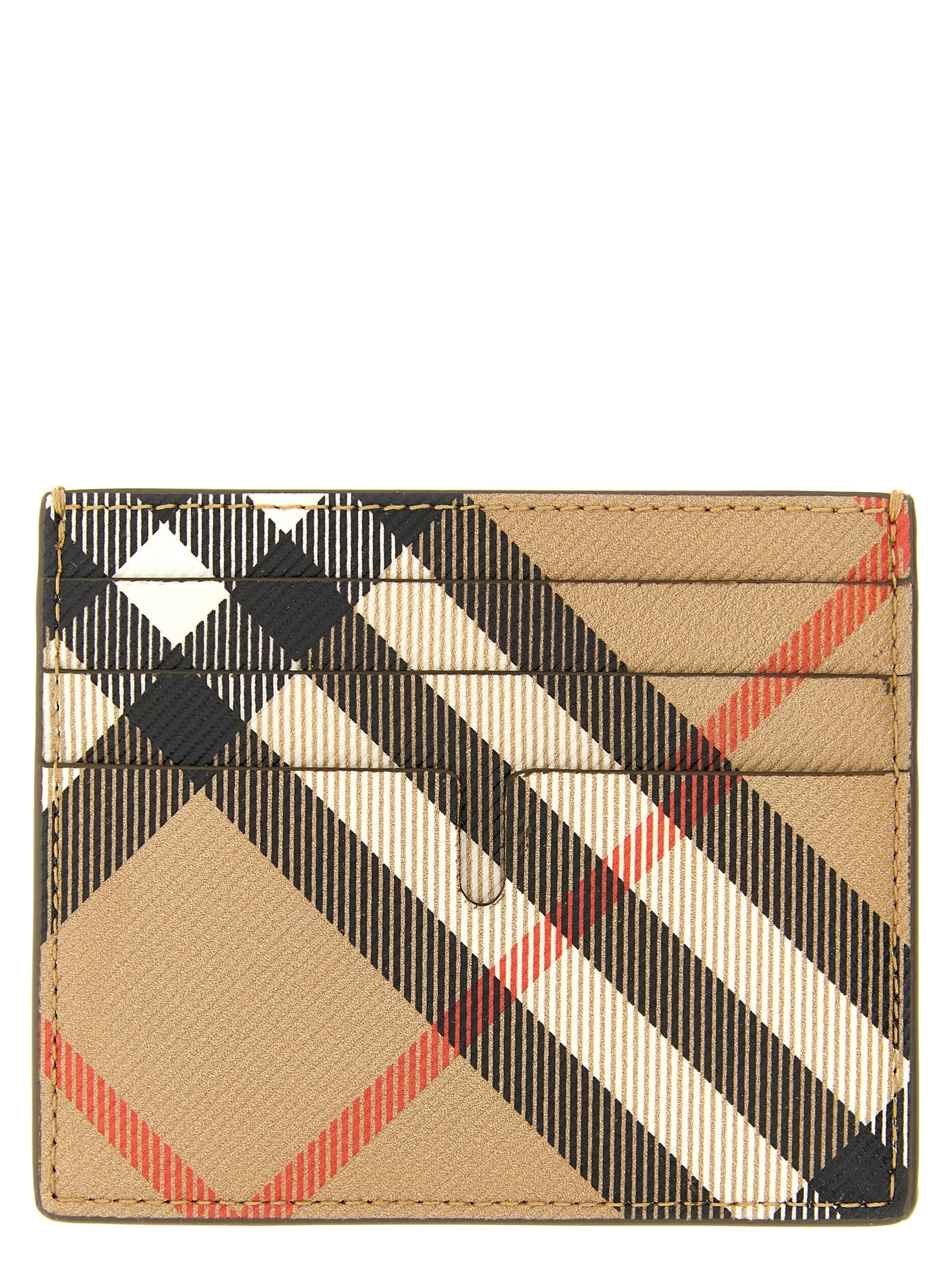 Burberry Beige Polyethylene Cardholder Curated Luxury Accessories by Orvyn