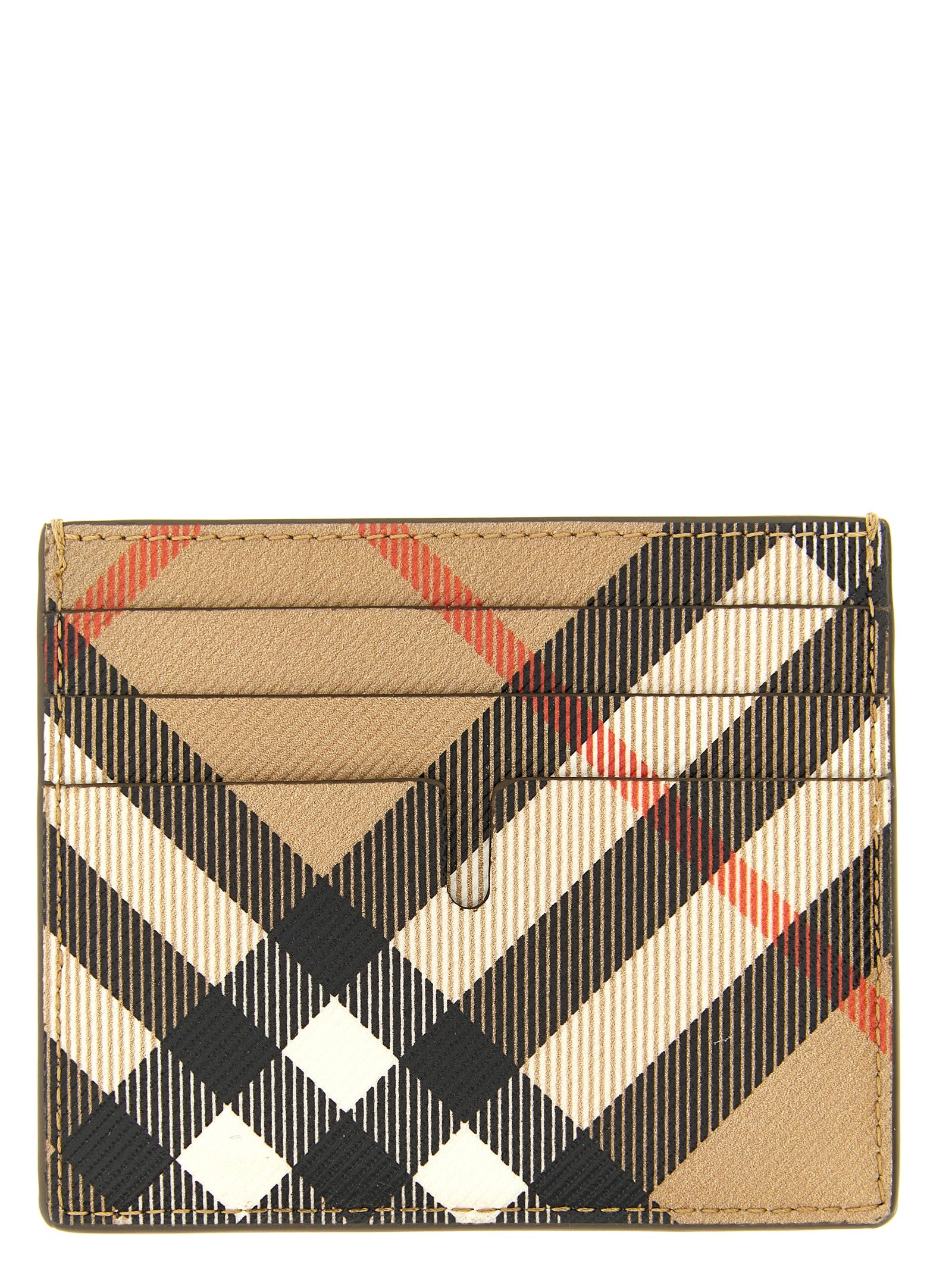 Burberry Beige Polyethylene Cardholder Curated Luxury Accessories by Orvyn