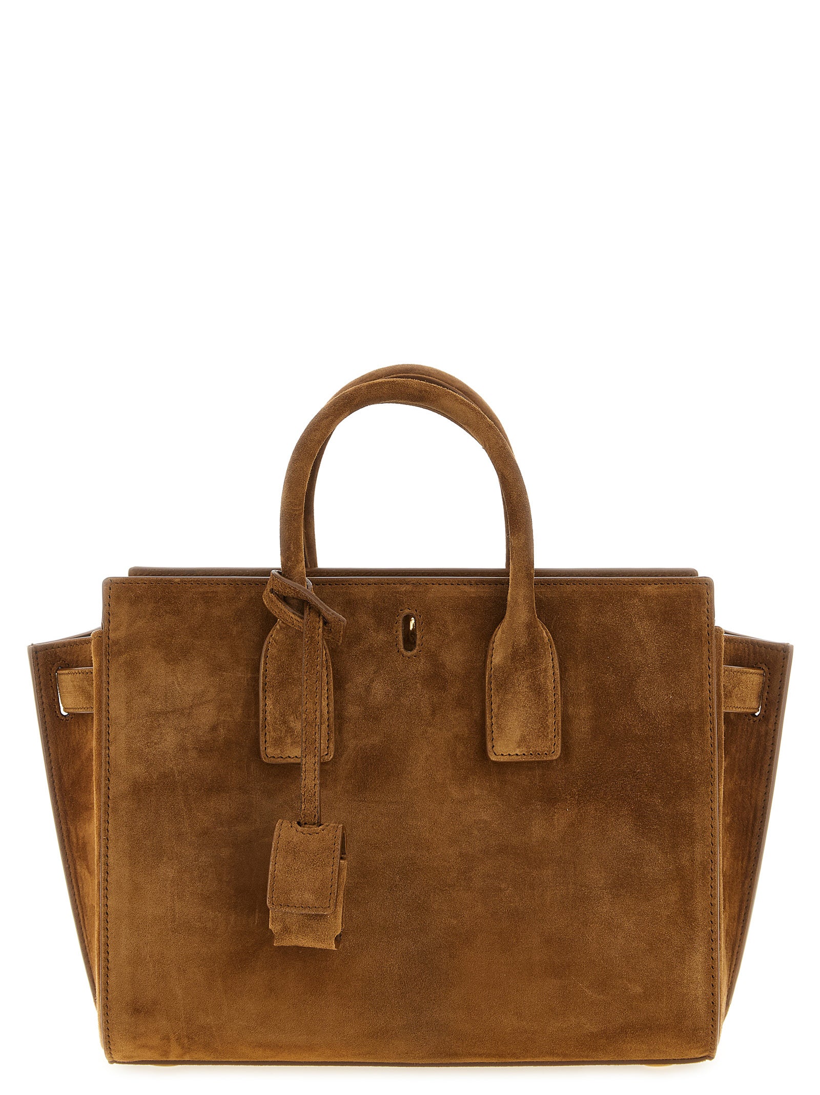 Saint Laurent Brown 'Sac De Jour' Small Handbag Curated Luxury Accessories by Orvyn