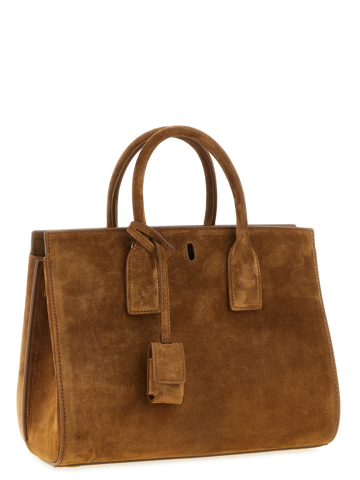Saint Laurent Brown 'Sac De Jour' Small Handbag Curated Luxury Accessories by Orvyn