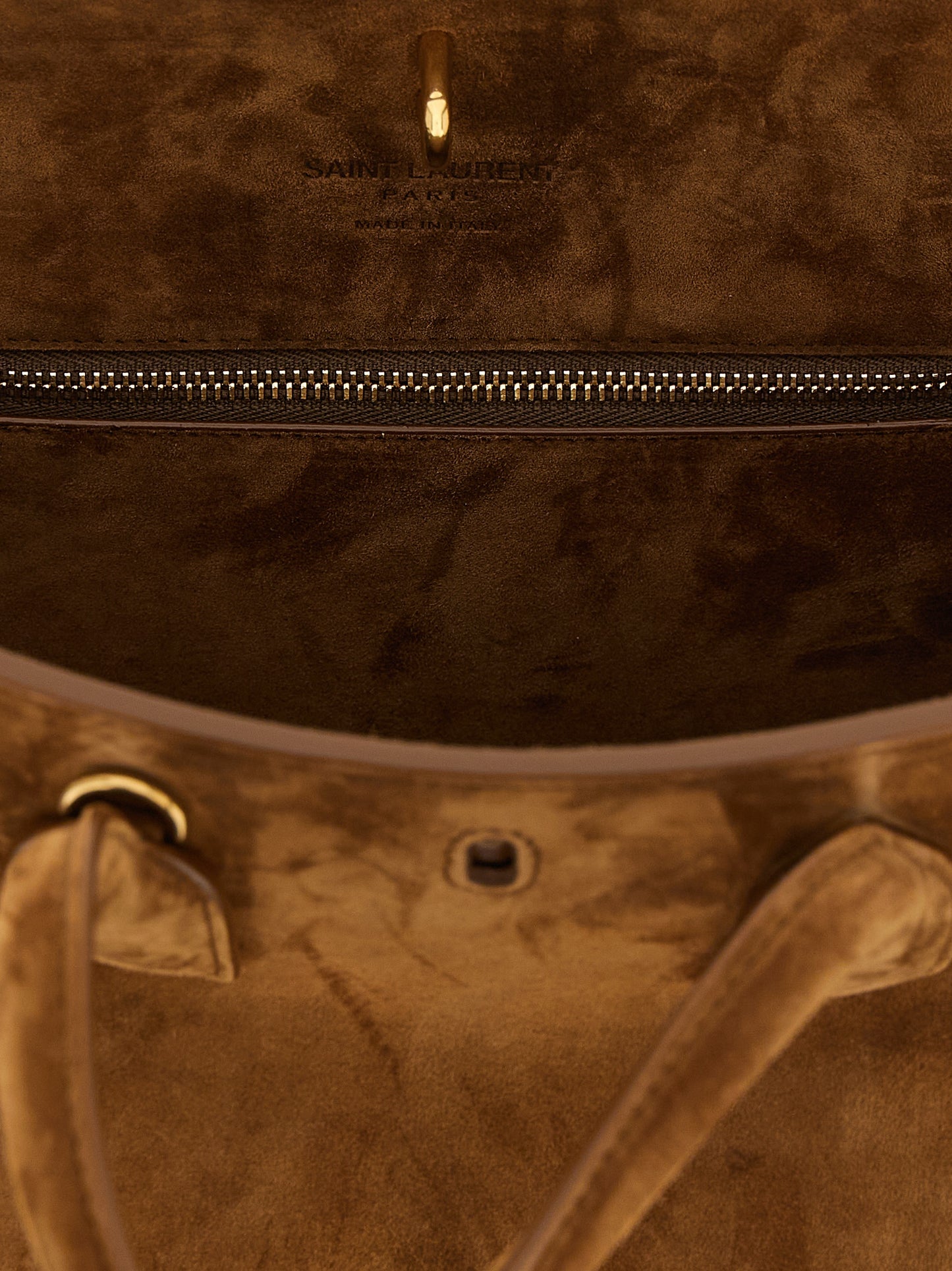 Saint Laurent Brown 'Sac De Jour' Small Handbag Curated Luxury Accessories by Orvyn