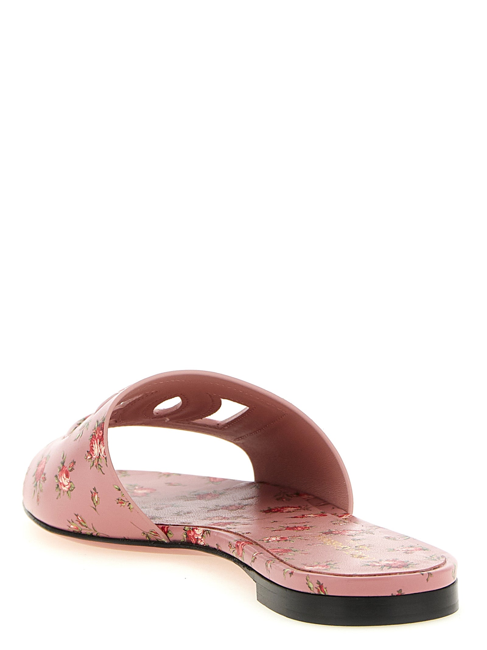 Dolce & Gabbana Multicolor Calfskin Slides Curated Luxury Accessories by Orvyn