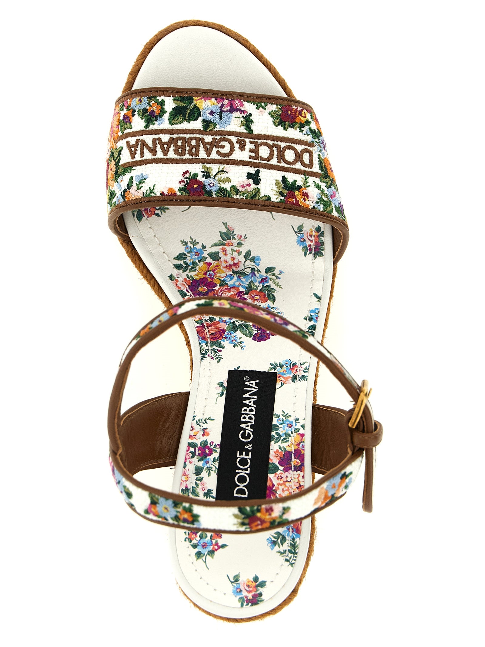 Dolce & Gabbana Multicolor 'Lolita' Sandals Curated Luxury Accessories by Orvyn